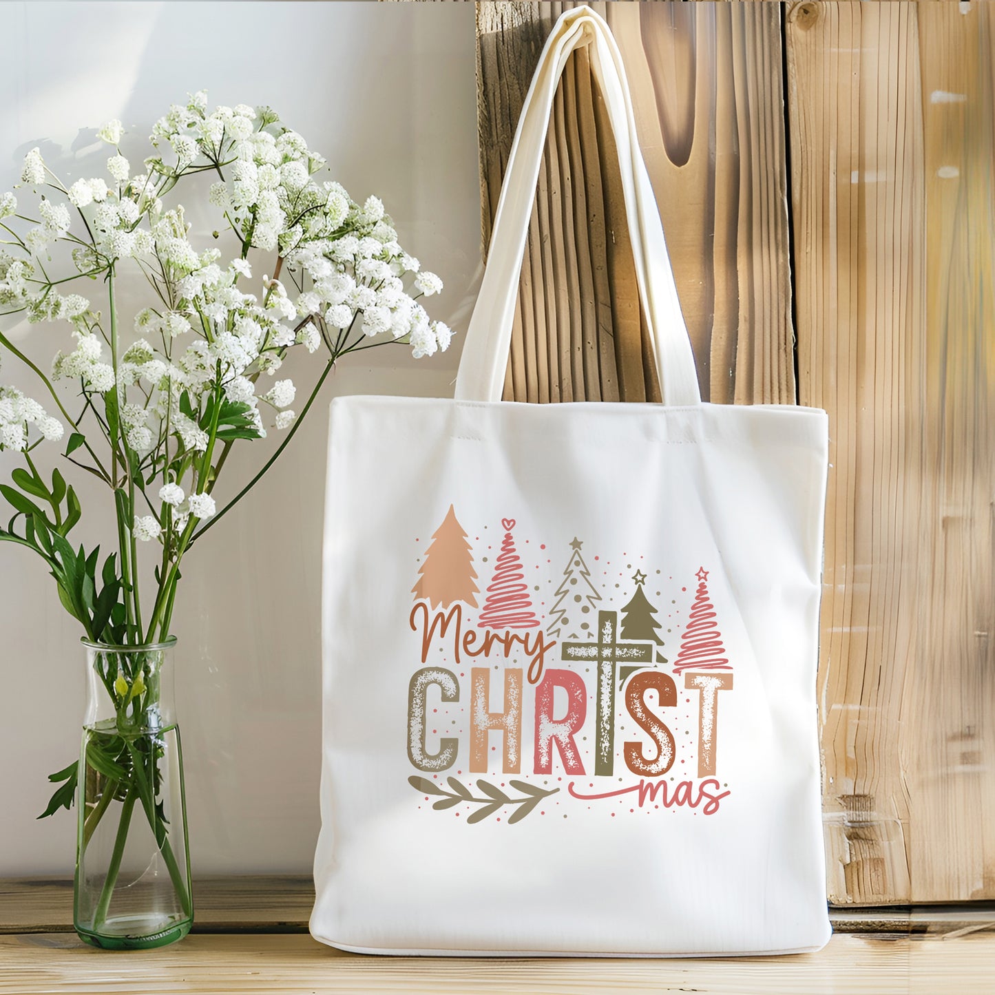Merry Christmas Tote Bag