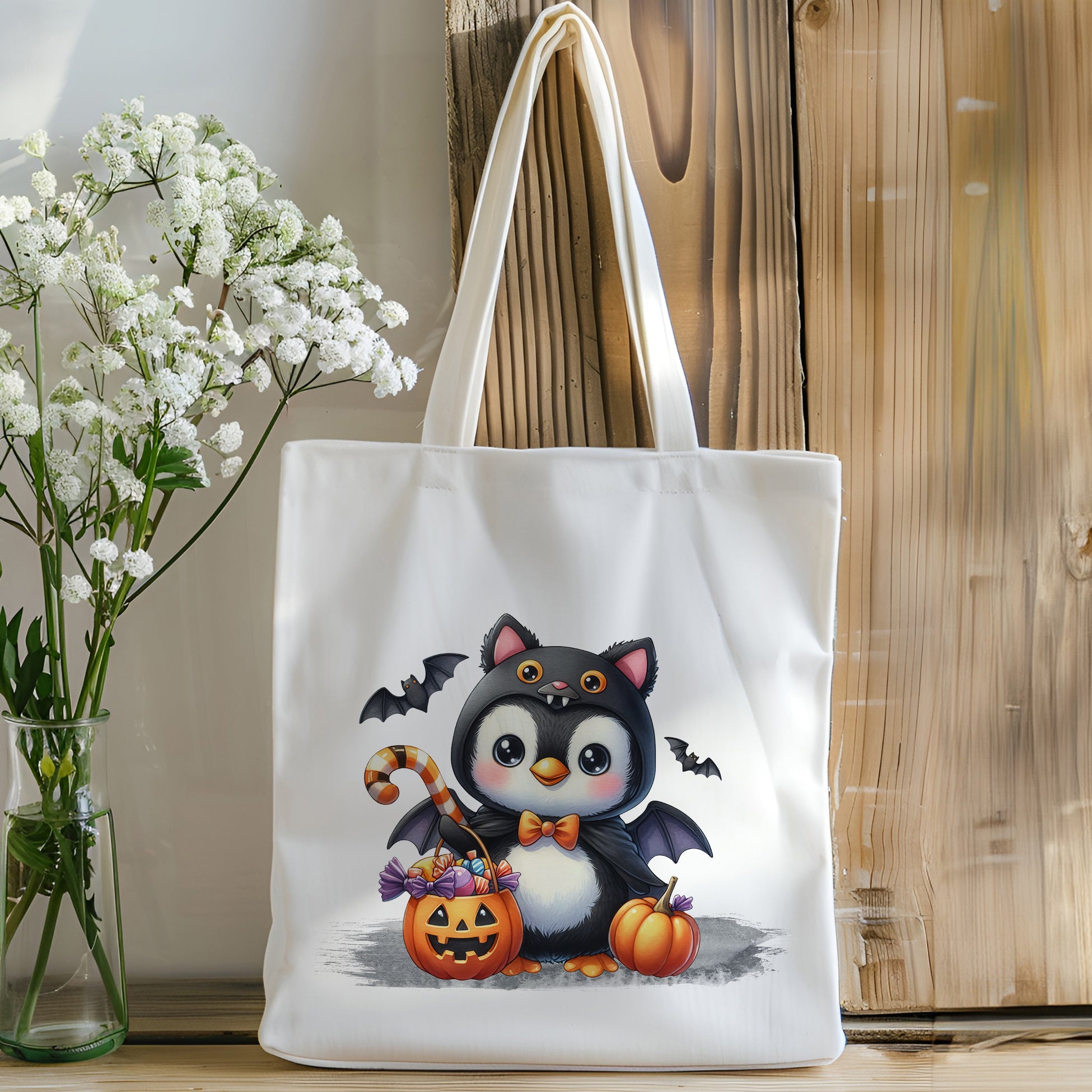 Penguin tote bag clearance