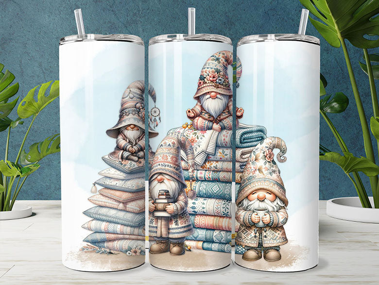Hygge Gnomes Tumbler - Stainless Steel Hot/Cold Tumbler