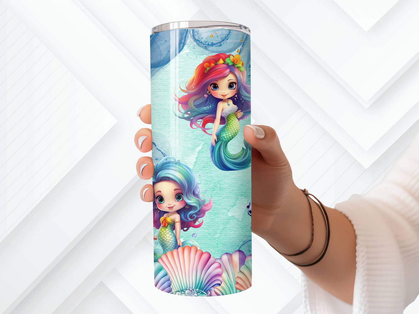 Mermaid and Friends 20oz Stainless Steel Tumbler