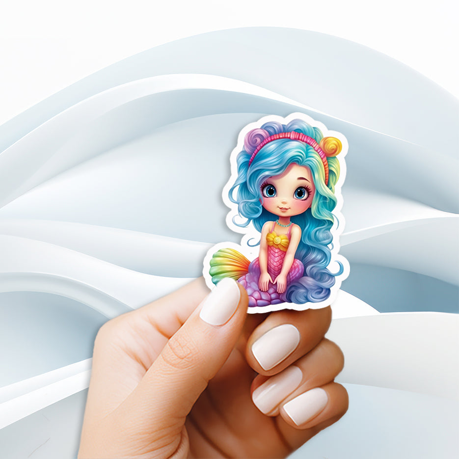 Sweet Mermaid Sticker - Water Proof Sticker