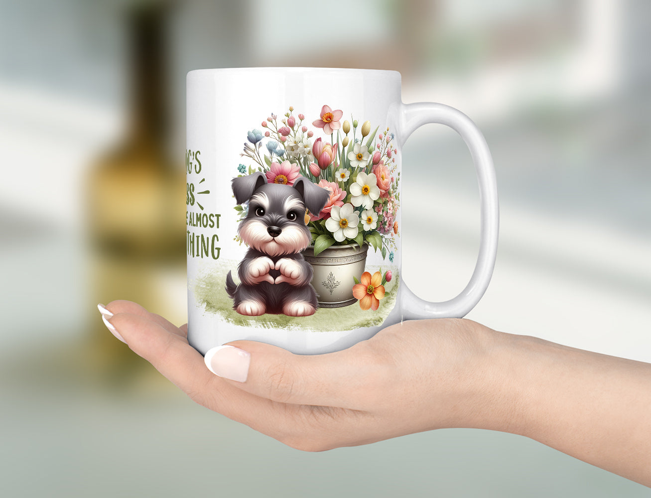 Schnauzer Dog Mug - Ceramic Coffee Cup