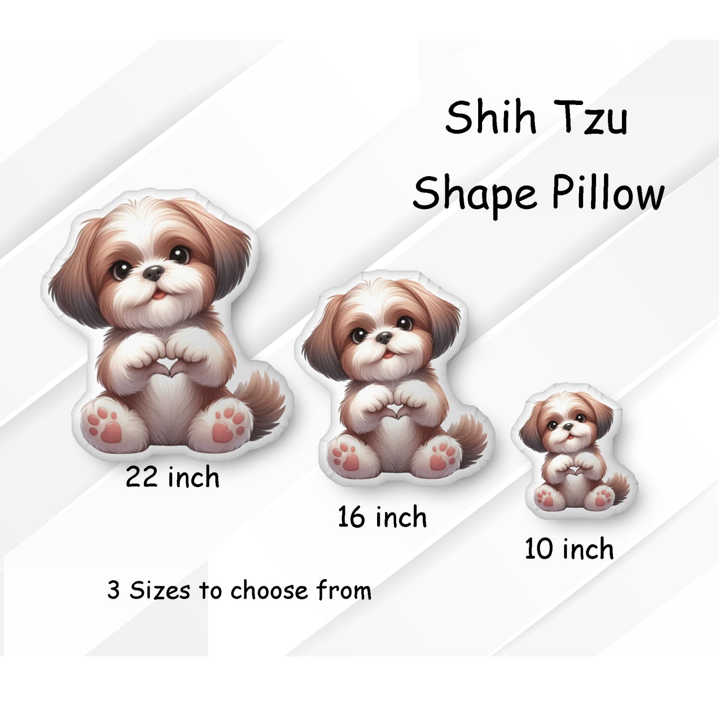 Shih Tzu Dog Throw Pillow