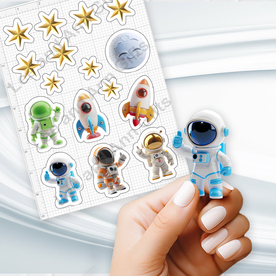 Astronaut Sticker Sheet