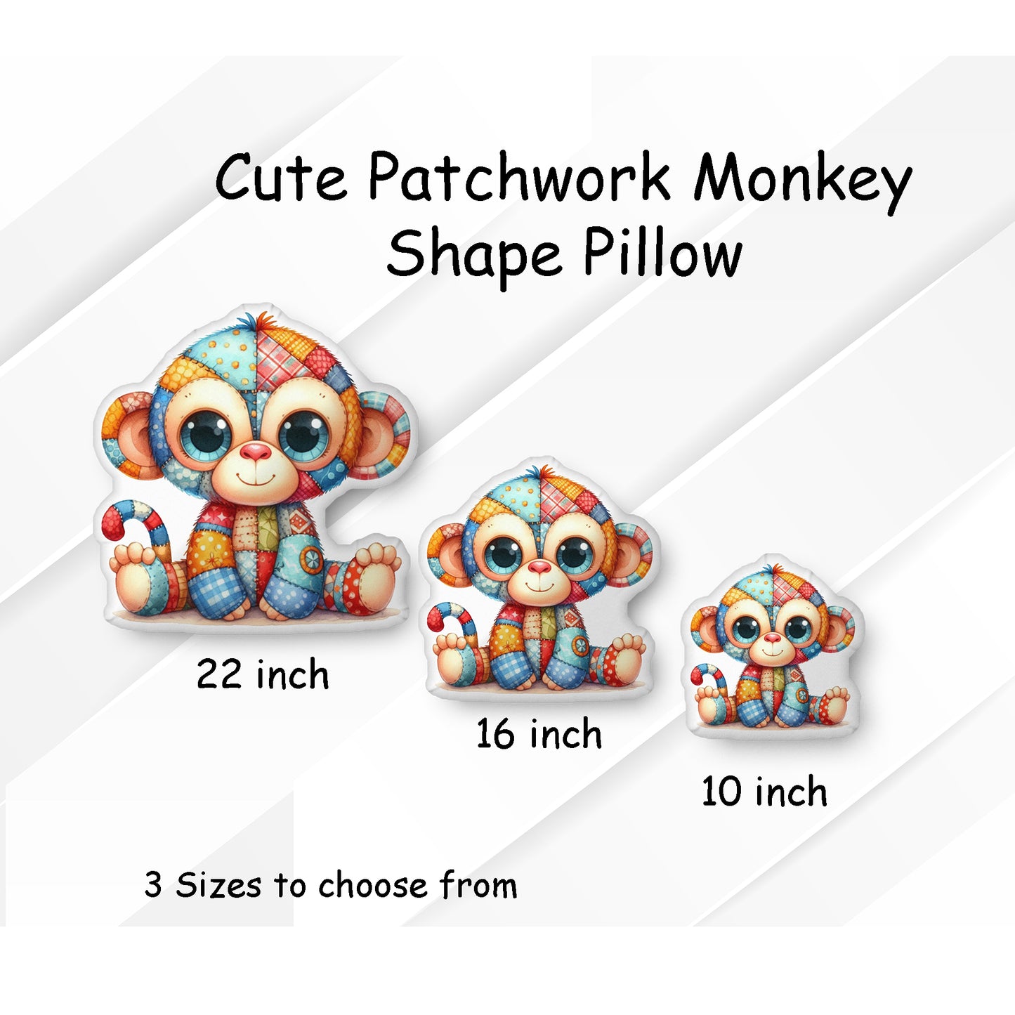 Cute Monkey Shape Pillow