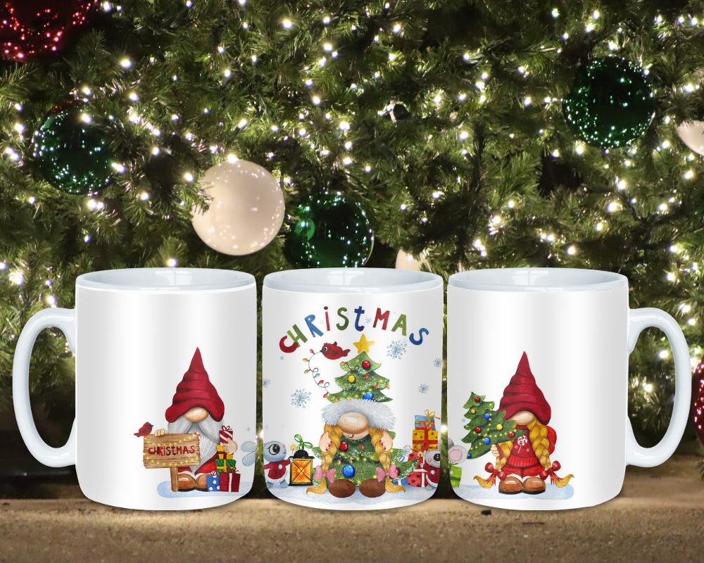 Christmas Gnomes Holiday Mug