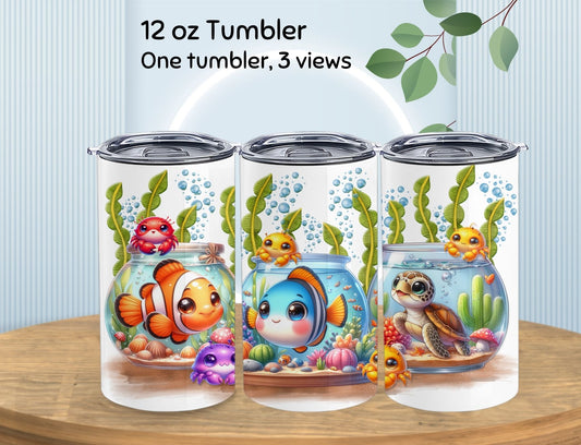 Cute Fish Tumbler 20oz Stainless Steel Hot/Cold Travel Cup with Lid and Straw (Copy) (Copy) (Copy)