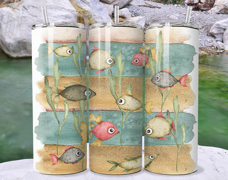 Fishing Pond Life Tumbler