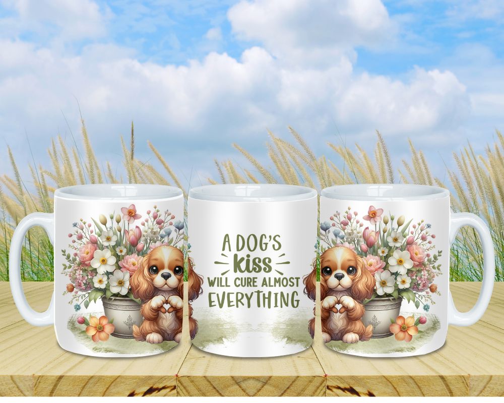 Cocker Spaniel Dog Mug - Puppy Ceramic Coffee Cup