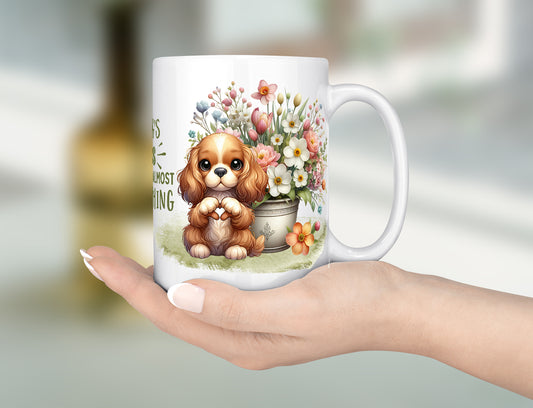 Cocker Spaniel Dog Mug - Puppy Ceramic Coffee Cup