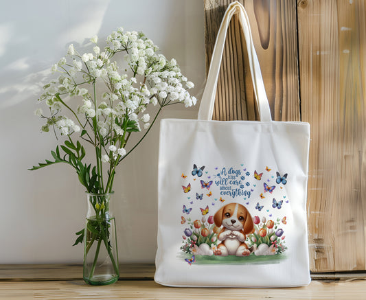 Dog Canvas Tote Bag - Beagle