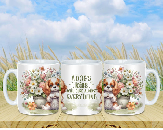 King Charles Dog Mug - Ceramic Coffee Cup