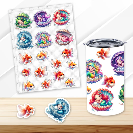 Mermaid Babies - Decorate your own Tumbler Craft Kit