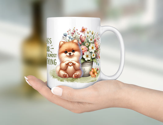 Dog Pomeranian  Mug - Ceramic Coffee Cup