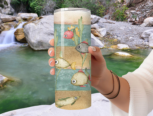 Fishing Pond Life Tumbler