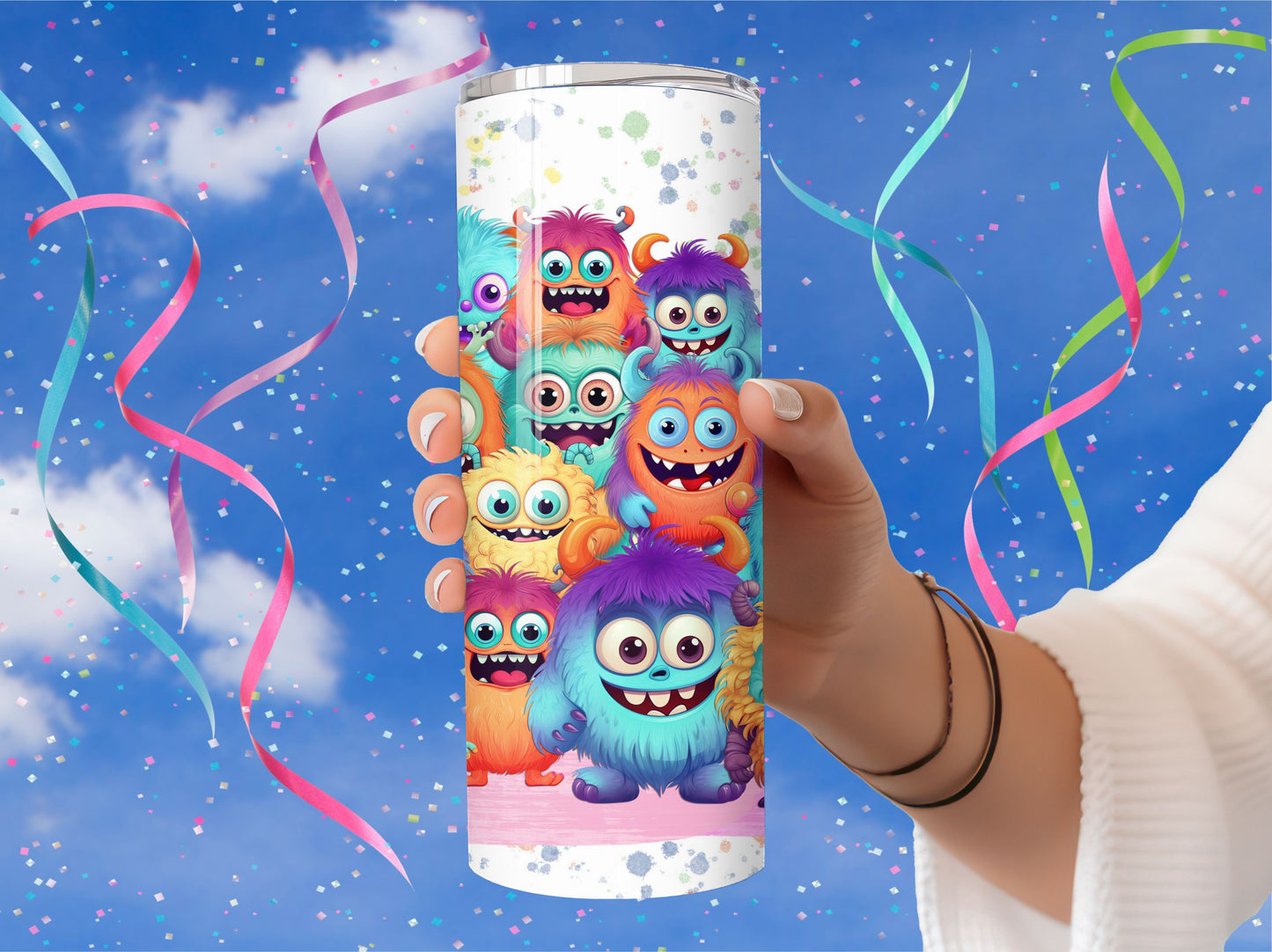 Silly Monsters Tumbler - Stainless Steel Hot/Cold Drinkware