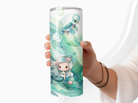 Mermaids Under the Sea 20oz Stainless Steel Tumbler