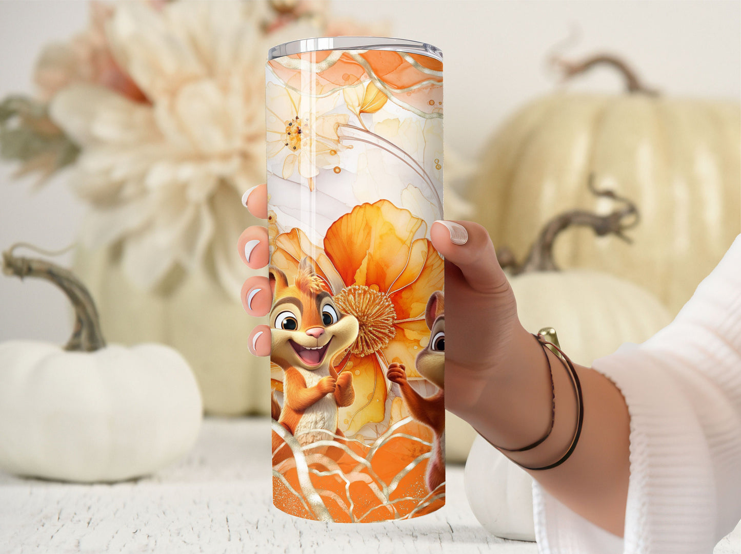 Funny Squirrels 20oz Stainless Steel Tumbler